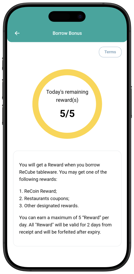 use ReCube app to earn ReCoins and get rewards