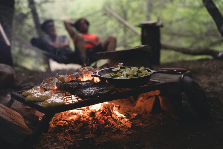 bbq being cooked on a grill